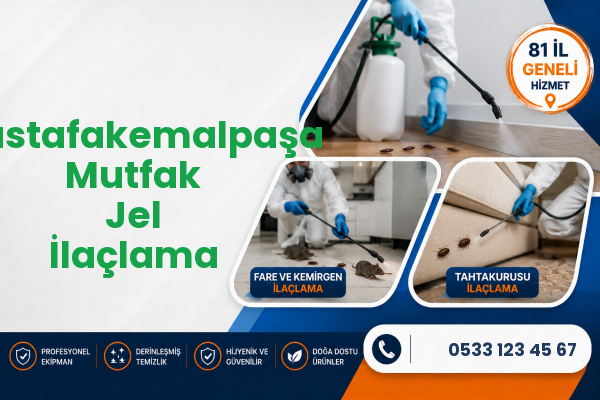Mustafakemalpaşa Mutfak Jel İlaçlama