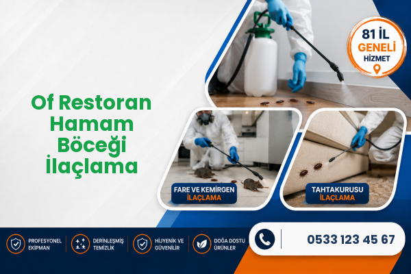 Of Restoran Hamam Böceği İlaçlama