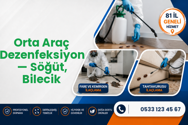 Orta Araç Dezenfeksiyon — Söğüt, Bilecik