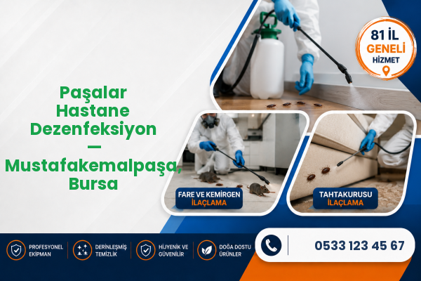 Paşalar Hastane Dezenfeksiyon — Mustafakemalpaşa, Bursa