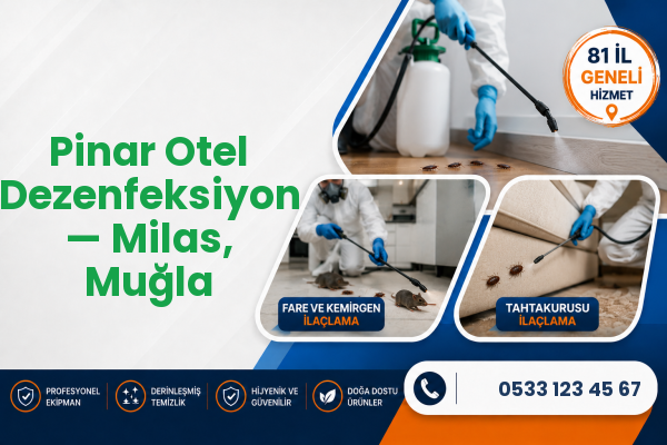 Pinar Otel Dezenfeksiyon — Milas, Muğla