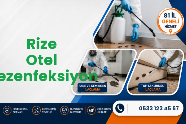 Rize Otel Dezenfeksiyon
