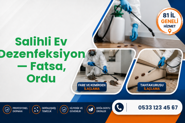 Salihli Ev Dezenfeksiyon — Fatsa, Ordu