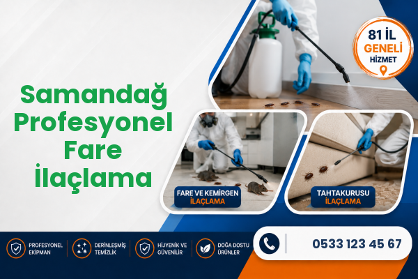 Samandağ Profesyonel Fare İlaçlama
