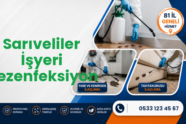 Sarıveliler İşyeri Dezenfeksiyon