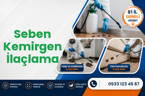 Seben Kemirgen İlaçlama