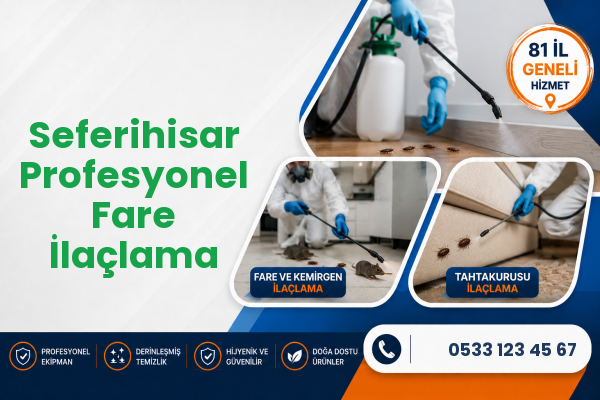 Seferihisar Profesyonel Fare İlaçlama