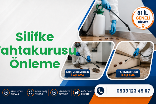 Silifke Tahtakurusu Önleme