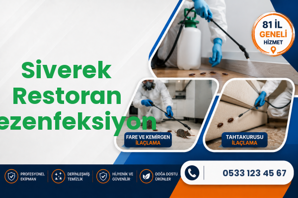 Siverek Restoran Dezenfeksiyon