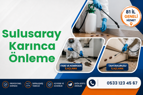 Sulusaray Karınca Önleme