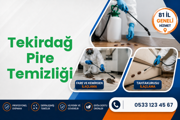 Tekirdağ Pire Temizliği