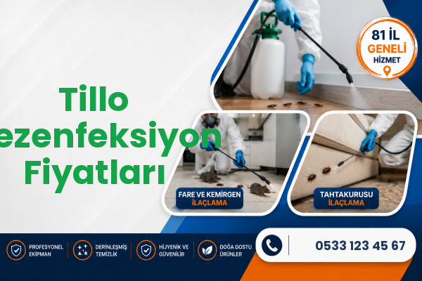 Tillo Dezenfeksiyon Fiyatları