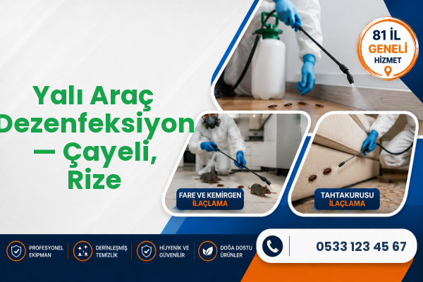 Yalı Araç Dezenfeksiyon — Çayeli, Rize