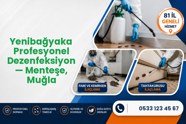 Yenibağyaka Profesyonel Dezenfeksiyon — Menteşe, Muğla